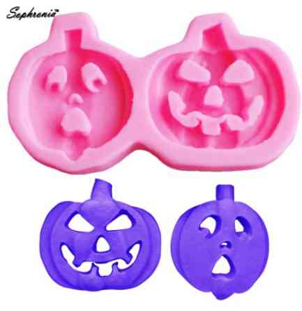 Молд силиконовый Тыквы 105 на 62 мм розовый Киев