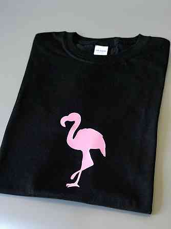 Женская футболка 100% хлопок - С Фламинго Черновцы