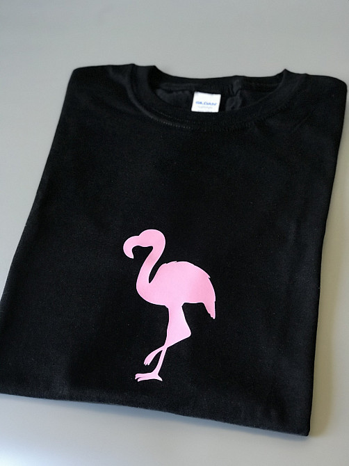 Женская футболка 100% хлопок - С Фламинго Черновцы - изображение 1
