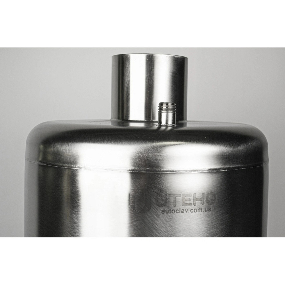 Титан водогрійний з нержавійки 90 л (водогрійна колонка, бойлер-буржуйка, бойлер на дровах) Київ - фото 2