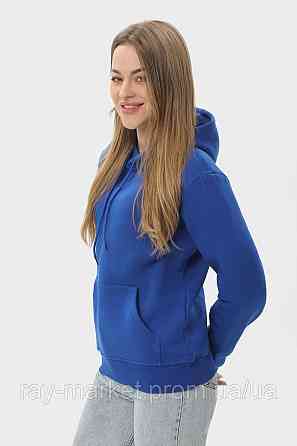 Худи женское базовое утепленное RAY BASIC васильковое (U0401W-Royal Blue) L Киев
