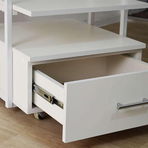 Коляска косметологическая UK-07 на колесах с ящиком и полками Киев - изображение 5