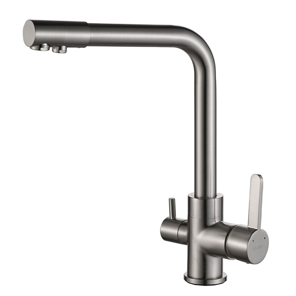 Змішувач для кухні під осмос Globus Lux LAZER GLLR-0444-8-STSTEEL Луцк - изображение 1