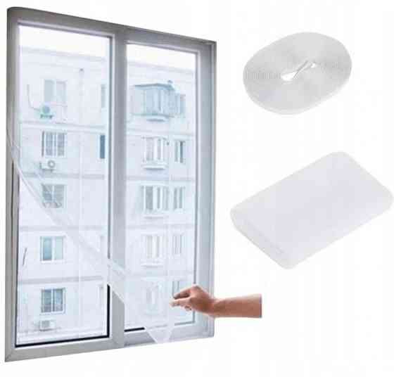 Антимоскітна сітка на вікно 150х200см на самоклеючій стрічці Вінниця