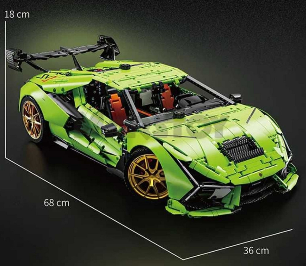 ЕКСЛЮЗИВ‼️Конструктор Technic Lamborghini SVJ 1:6 — 6626 деталей. Київ - фото 6