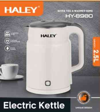Класичний електричний чайник Haley HY-8980 2.5L: дисковий електрочайник з автовимкненням для дому та офісу Одеса
