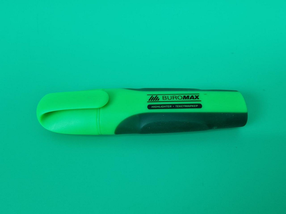 Текстовий роздільник фрюрисц. "Buromax BM. 8904-02 NEON" ЗЕЛЕНИЙ (1 шт.) Харків - фото 1