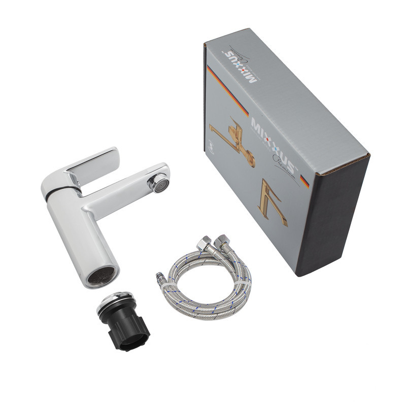 Змішувач для умивальника Mixxus Premium Matis 001 (NUT) латунь (MI8261) Чернівці - фото 6