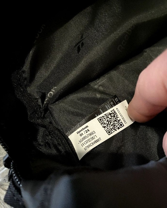 Оригінал Рюкзак Reebok чоловічій жіночій міцний чорний. Харьков - изображение 6