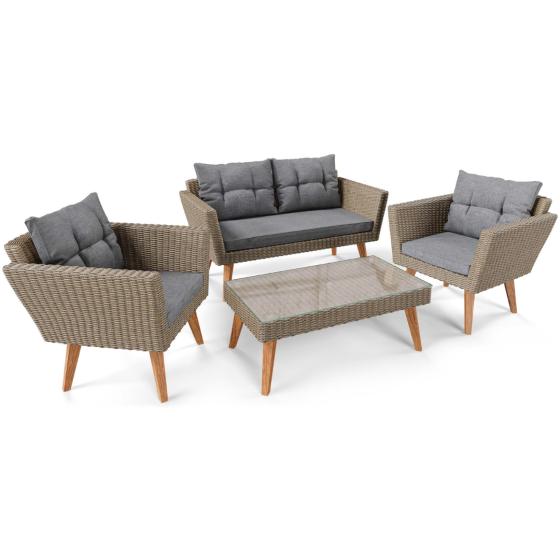 Набір садових меблів Di Volio Riva коричневий Київ