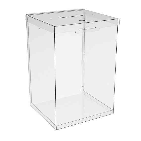 Ящик EKOSTAR с замком для пожертвований и сбора денег 220x200x320. Объем 14 литров Киев