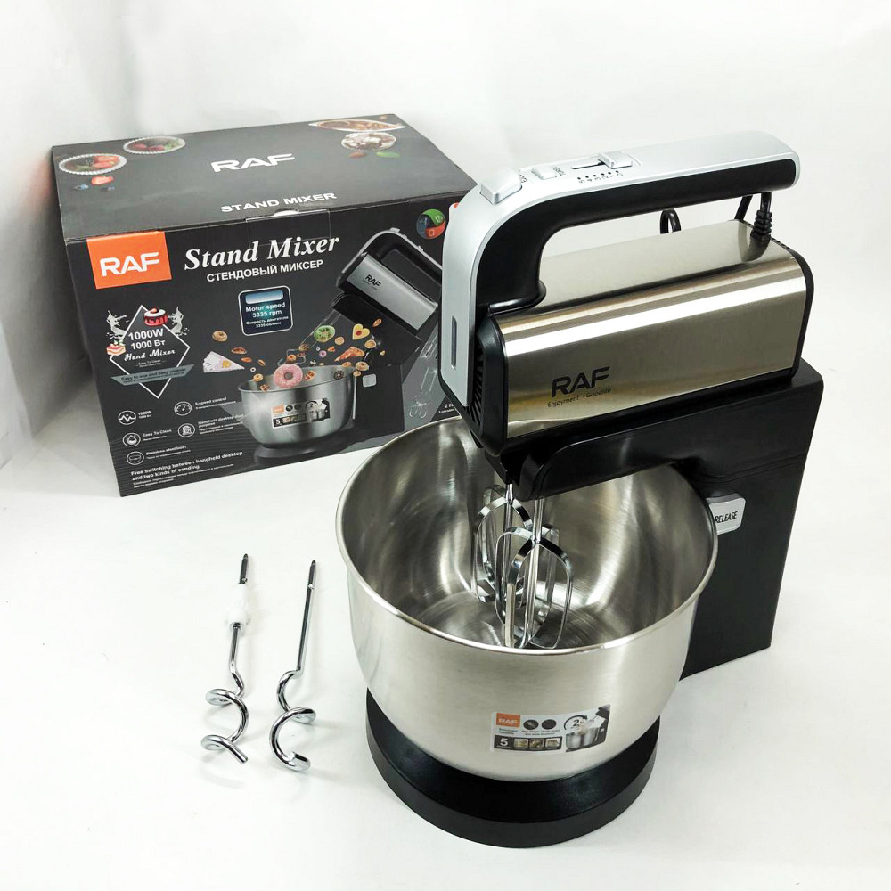 Міксер для домашнього кондитера RAF, Кращий ручний міксер, Міксери з чашею, Ручний міксер-мішалка PJ-82 Львів - фото 11