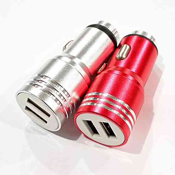 Автомобильное зарядное устройство USB x 2 A-01 Input - DC 12V Hummer, 4666 Днепр