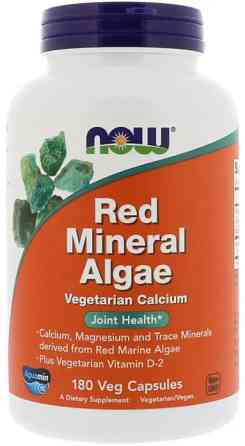Красные водоросли Now Foods Red Mineral Algae 180 вег капс Киев
