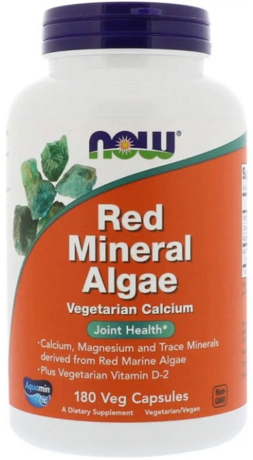 Красные водоросли Now Foods Red Mineral Algae 180 вег капс Киев - изображение 1
