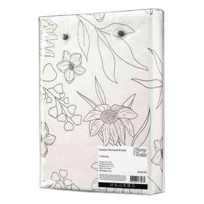 Постільна білизна Ardesto Gloria сатин квіти, бежевий євро 200х220 (ART2022BW) Вінниця