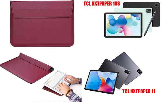 Чохол-конверт VitoCase для TCL NXTPAPER 10S, NXTPAPER 11, з функцією підставки для планшета Бордовий Київ