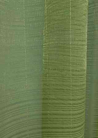 Тюль VR-Textil 006т Органза однотонная с люрексом Оливковый 300х270 см (42-0798) Киев