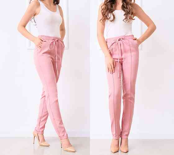 Стильні жіночі брюки з високою посадкою "Indigo" оптом | Розпродаж моделі Київ