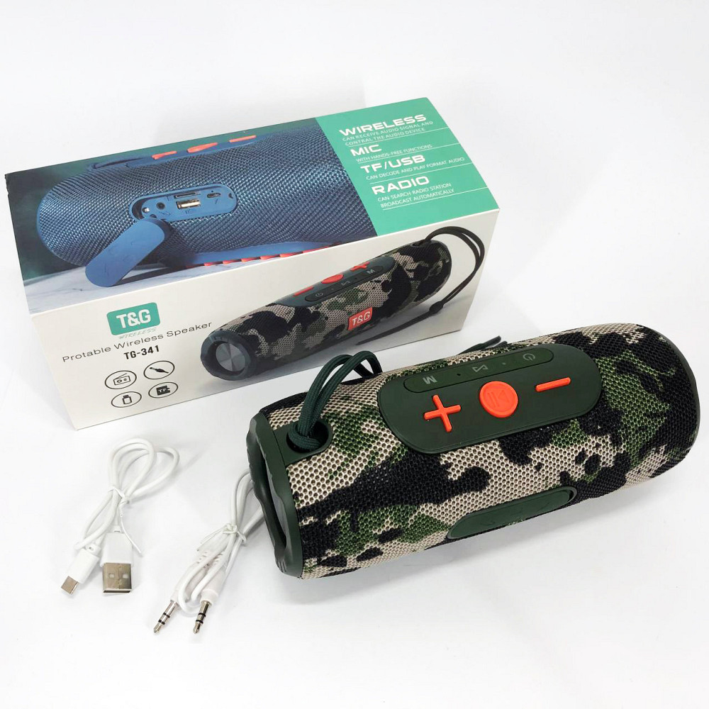 Bluetooth-колонка з можливістю підключення флешки TG341, Блютуз акустика з радіо, Колонка акумуляторна ZS-28 Львів - фото 5