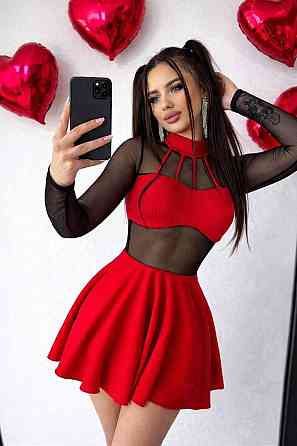 Жіноча романтична вечірня сукня мустанг рубчик Одеса