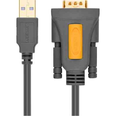 Кабель для передачи данных USB to COM M 3.0m DB9 RS-232 CR104 black Ugreen (20223) Винница