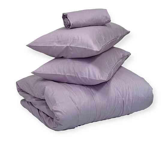 Ecotton Простирадло на резинці Ecotton Євро 200х200 см із сатину (арт. 14-3805 Iris) світло-рож Коломия