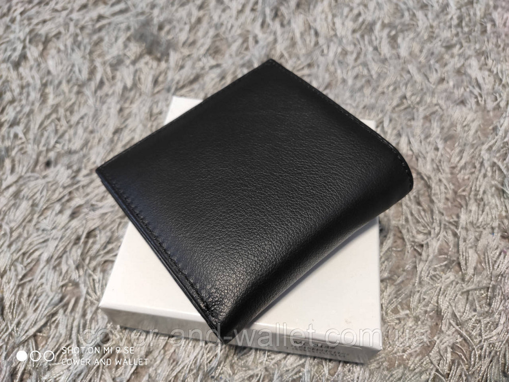 Компактний вертикальний чоловічий гаманець із монетницею Marco Coverna 018 Київ - фото 4