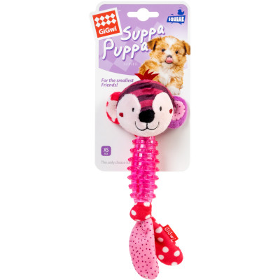 Іграшка для собак GiGwi Suppa Puppa Мавпочка з пищалкою 20 см (2304) Вінниця - фото 2