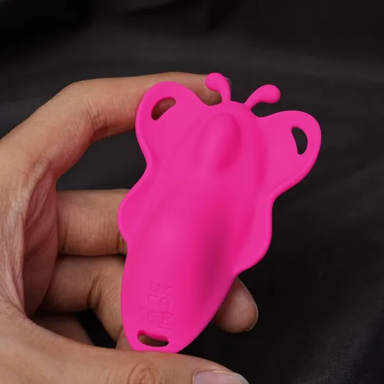 Силіконовий Smart вібратор-трусики LoveSpouse Panties безшумний з ремінцями 9 режимів Рожевий Вінниця