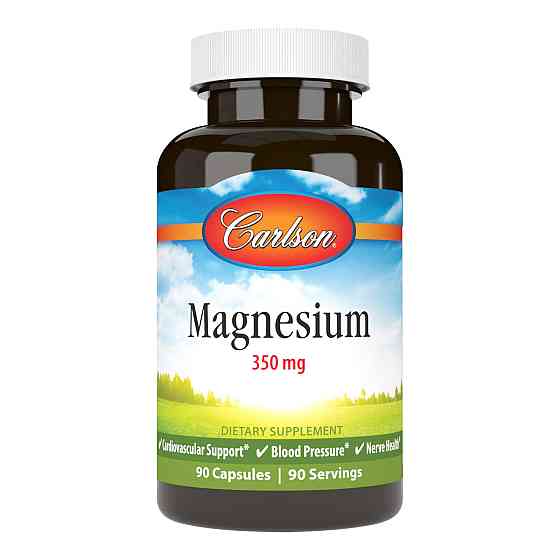 Magnesium, 350 mg, 90 Capsules Луцьк