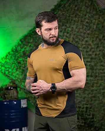 Тактична футболка 5.11 coyot/black ПП7649 Київ