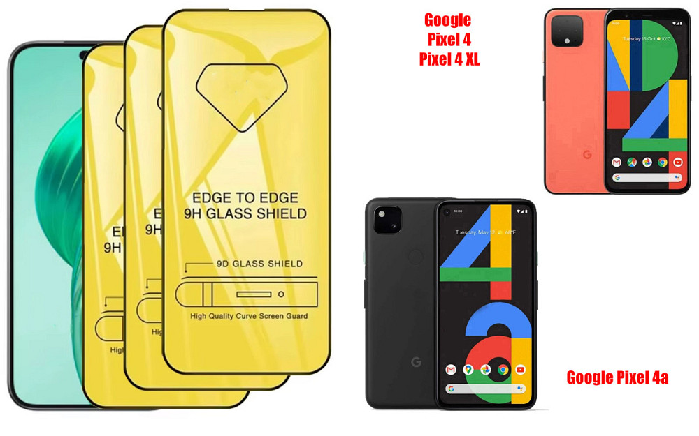 Защитное стекло DefenzoGlass для Google Pixel 4, Pixel 4a, Pixel 4 XL – двойная прочность Киев - изображение 1
