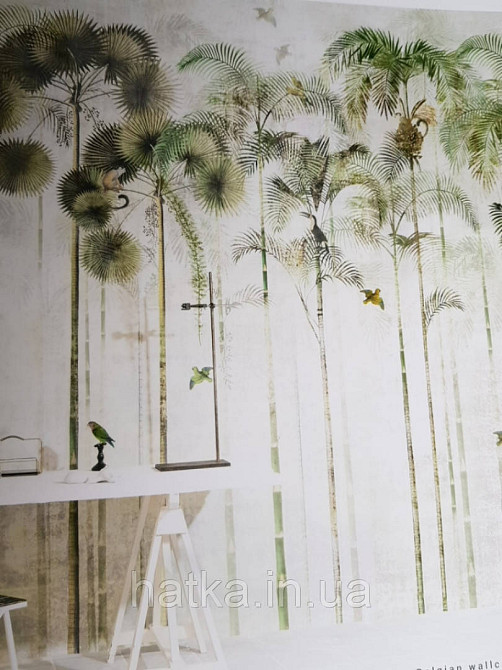 Обои под покраску метровые флизелиновые экологически чистые Khroma Бельгия 1х25 м белые эффект размытости Киев - изображение 5