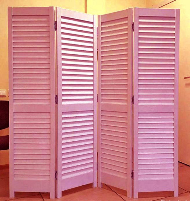 Деревянная ширма 