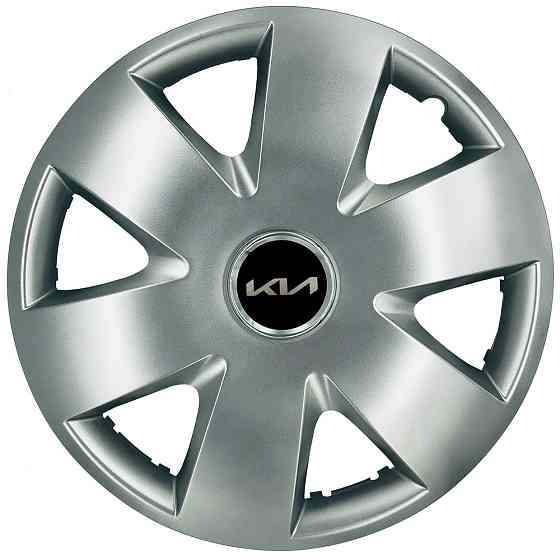 Автомобильные модельные колпаки R15 Kia NEW 308 4шт, SJS, серебристые Киев