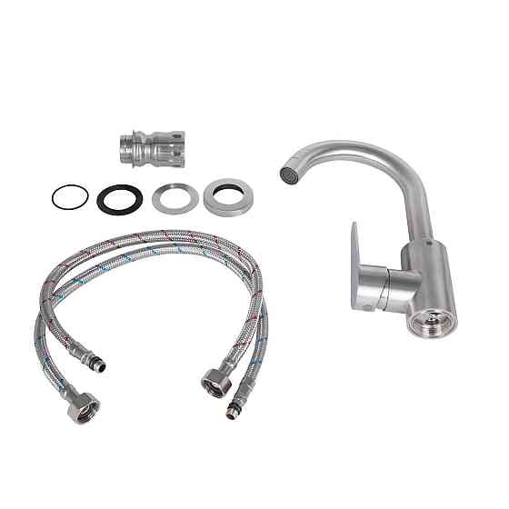 Змішувач для кухні Lidz Vida 015F2 (k35) LDVID015F2NKS43353 Nickel Київ