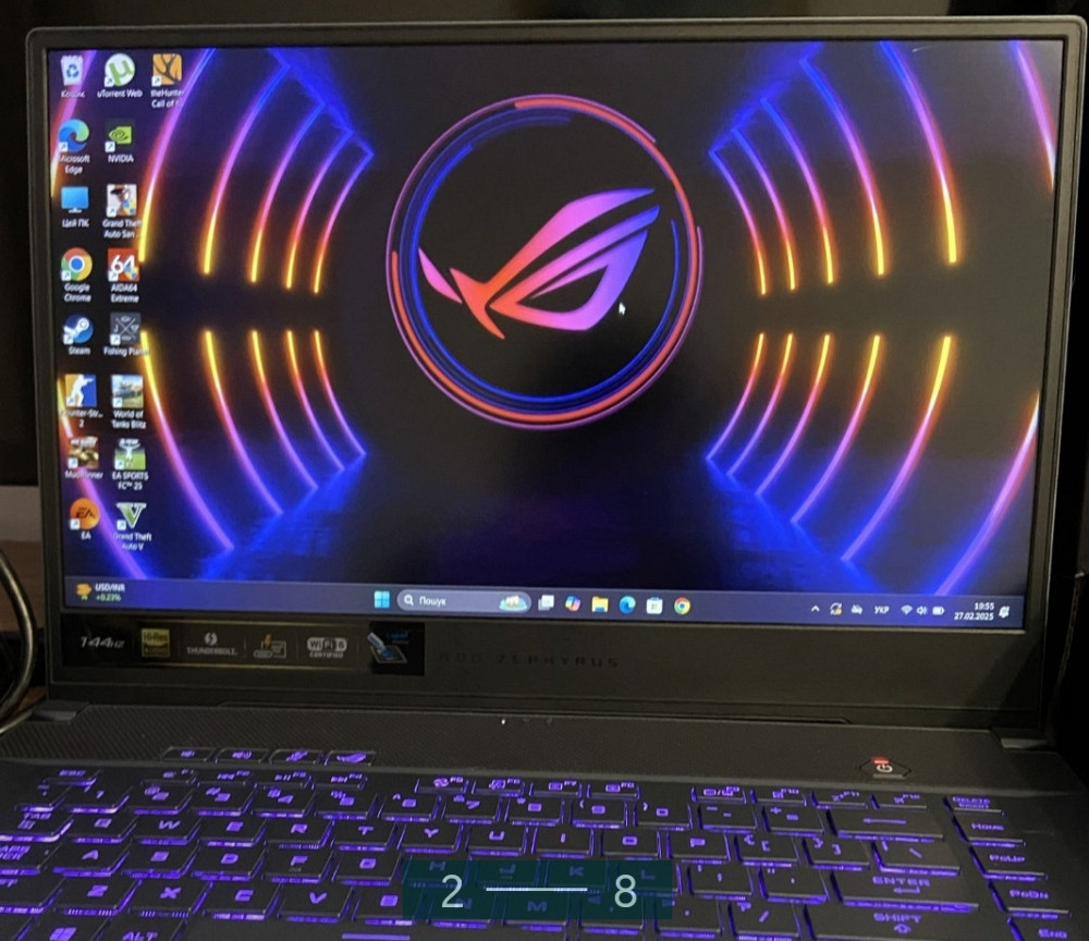 Ігровий Ноутбук Asus Rog Zephyrus M15 GU502L / 15.6" (1920x1080) IPS / Intel Core Київ - фото 7