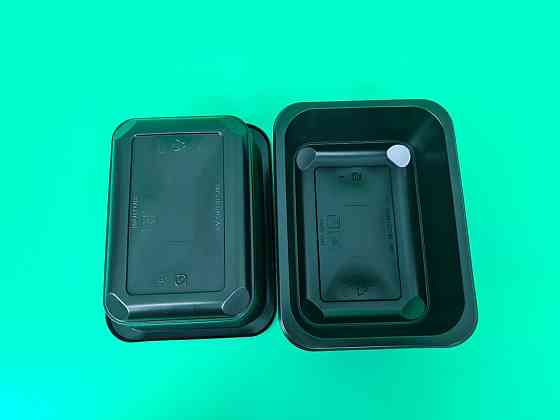 Ланч бокс T-1 187/137/63 черный PP PL (50 шт) Харьков