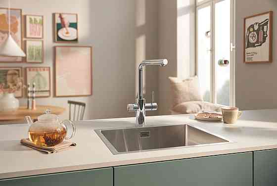 Смеситель кухонный Grohe Blue Pure Minta для подачі технічної та фільтрованої води латунь/хром (30590000) Чернівці