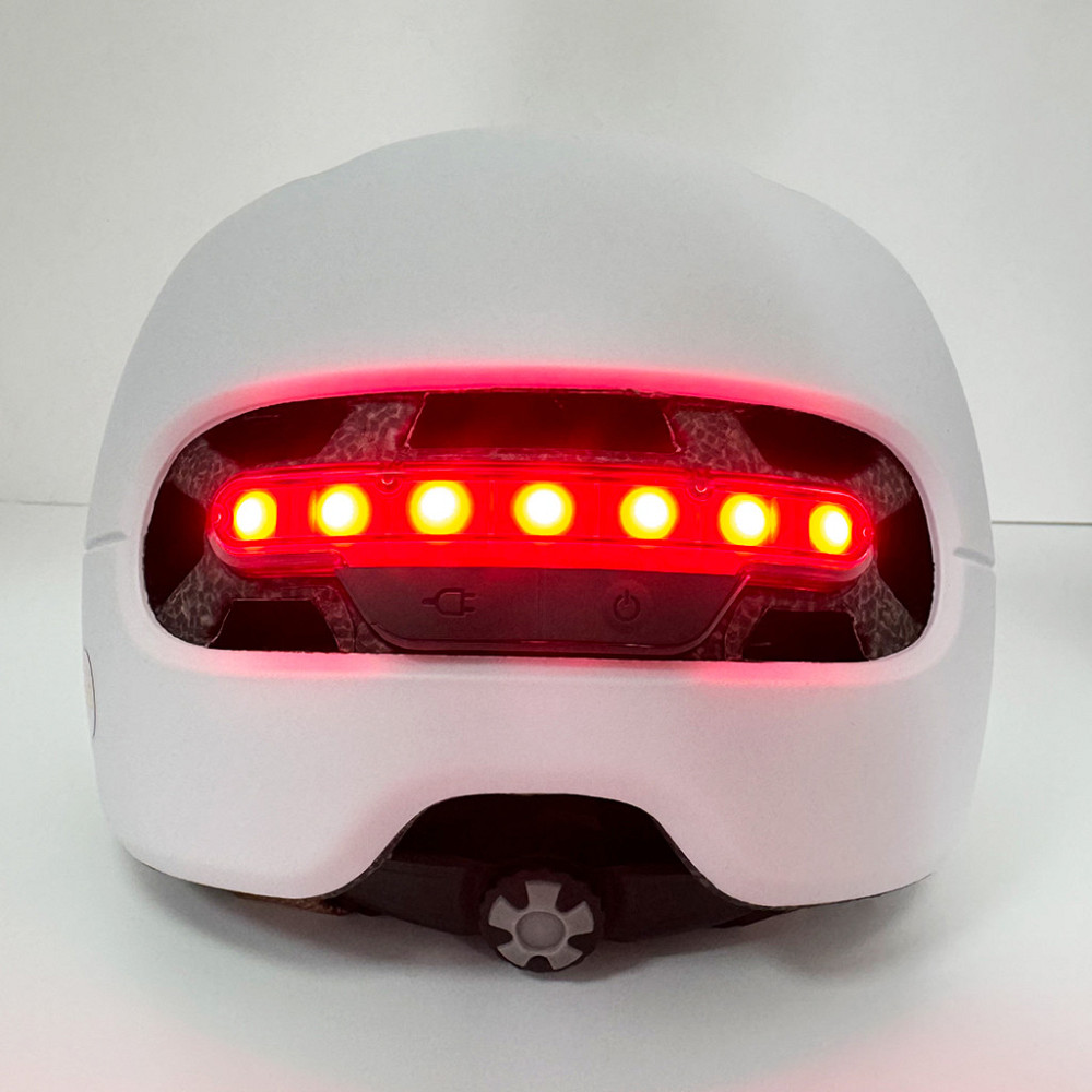 Захисний шолом Livall C20 (L) White (57-61см), сигнал стопів Київ - фото 6