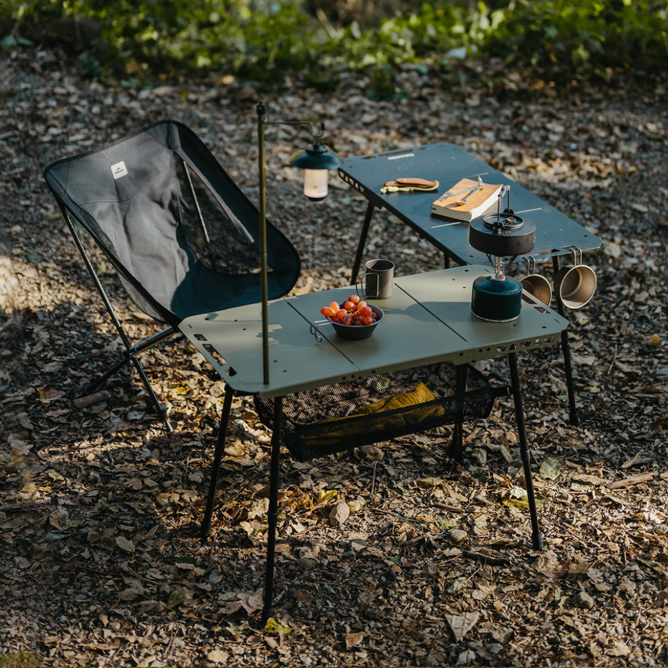 Стіл складаний Naturehike CNK2450JJ025 (80х40 см) алюміній Чорний Вінниця - фото 10