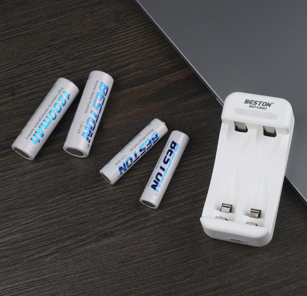 Зарядний пристрій подвійний AA/AAA USB Beston BST-C8001 Київ - фото 5