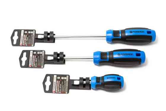 Отвертка шлицевая магнитная SL6х38мм, на пластиковом держателе Forsage F-7130386 Одесса