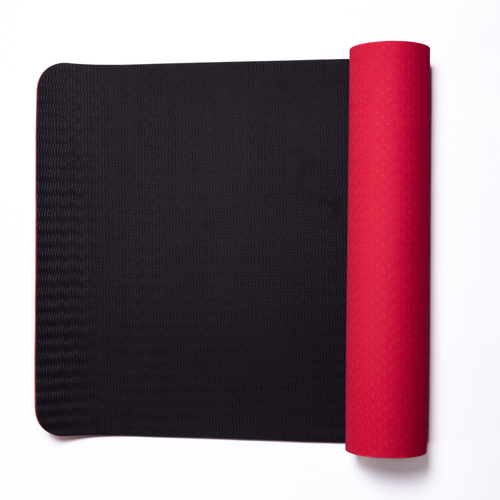 Килимок для йоги нековзкий 173×58 см Червоний HP-42-10R Київ - фото 1