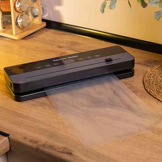 Вакууматор для сухих і вологих продуктів із вбудованим різаком сріблястий HP-11-4 Коломия