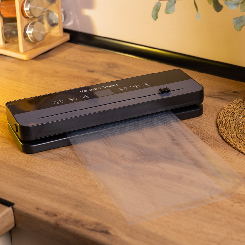 Вакууматор для сухих і вологих продуктів із вбудованим різаком сріблястий HP-11-4 Коломыя - изображение 2