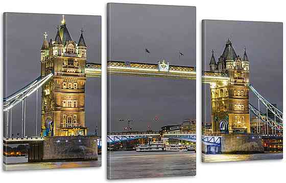 Модульна картина Лондон Mост Art-94_3 70x130 см Київ