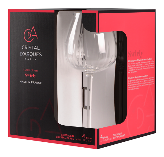 Набор бокалов CD'A Swirly, 4х470 мл (6952970) Киев