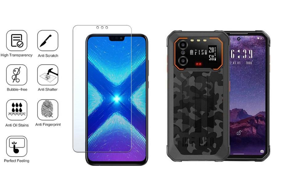 Захисне скло NeoGlass для Oukitel F150 B1 Pro – надпрозоре та стійке Київ - фото 4